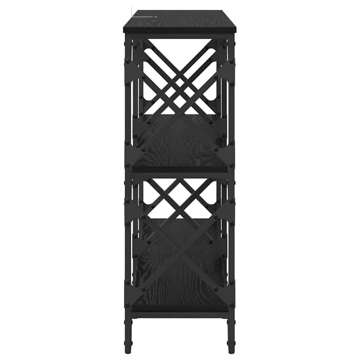 Tavolo consolle Rovere Nero 100 x 28 x 80,5 cm 882783