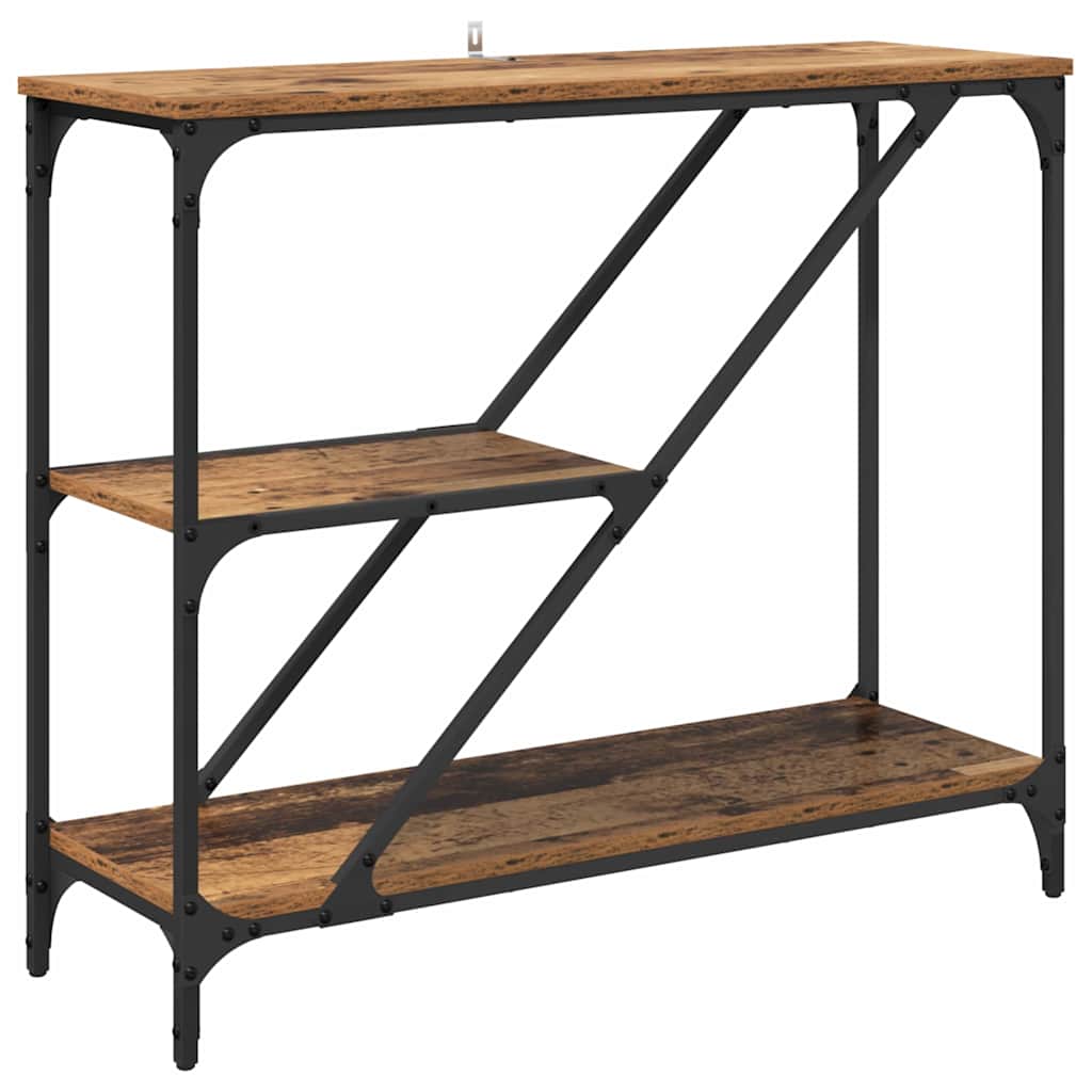 Tavolo consolle Legno vecchio 88,5 x 30 x 75 cm 882799