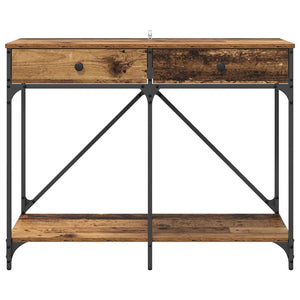 Tavolo consolle con cassetto Legno vecchio 100 x 39 x 78,5 cm 882806