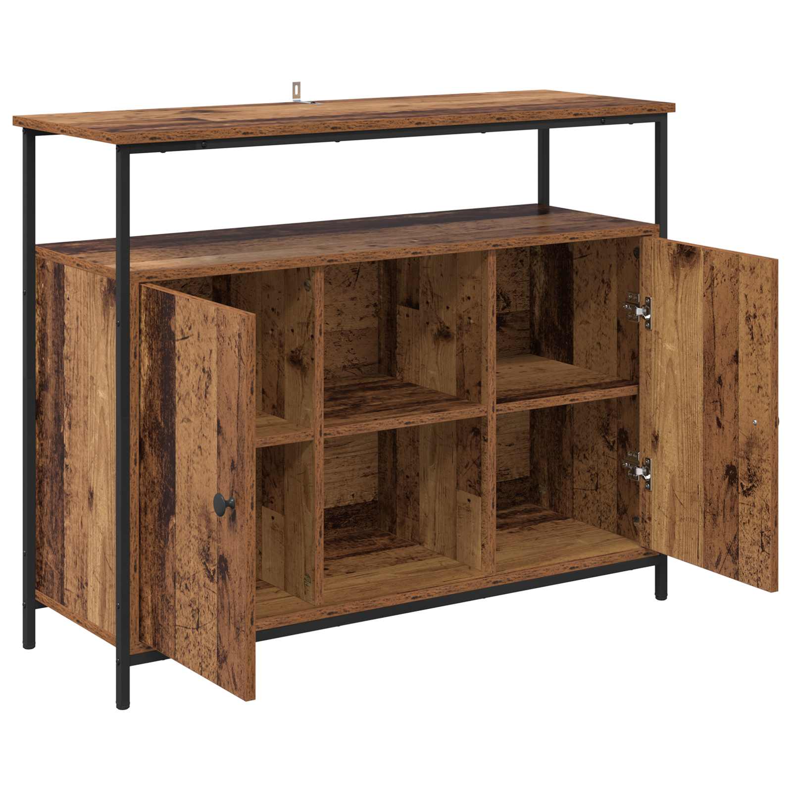 Credenza-Buffet-Armadio da cucina Legno vecchio 100 x 35 x 80 cm Legno multistrato 737576