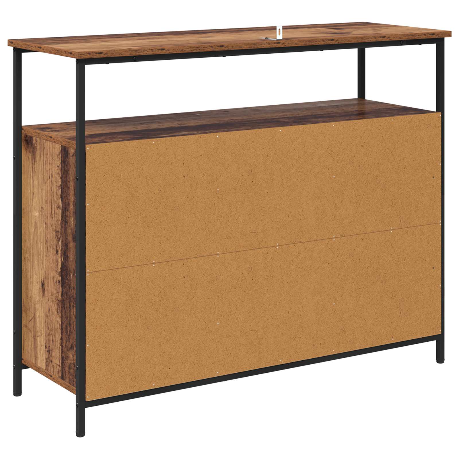 Credenza-Buffet-Armadio da cucina Legno vecchio 100 x 35 x 80 cm Legno multistrato 737576