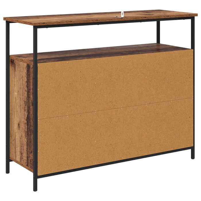 Credenza-Buffet-Armadio da cucina Legno vecchio 100 x 35 x 80 cm Legno multistrato 737576