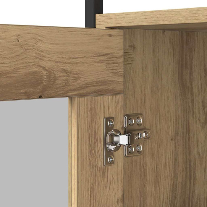 Credenza Rovere artigianale 100 x 35 x 80 cm Legno multistrato 882816