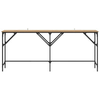 Tavolo consolle rovere artigianale 180 x 29 x 75 cm 882879