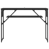 TavoloConsolle Rovere Nero 105x30x75cm Legno multistrato 882883