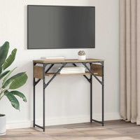 TavoloConsolle rovere artigianale 75x30x75cm Legno multistrato 882884