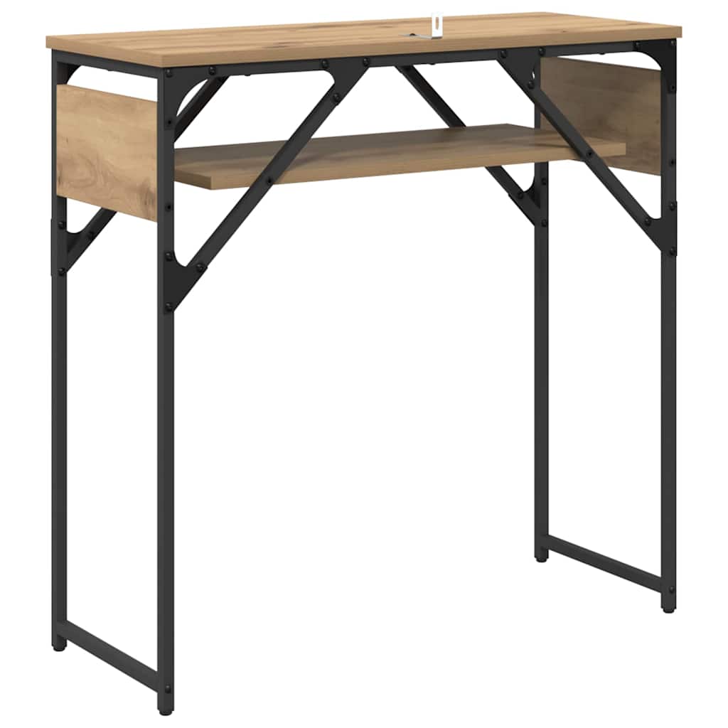 TavoloConsolle rovere artigianale 75x30x75cm Legno multistrato 882884