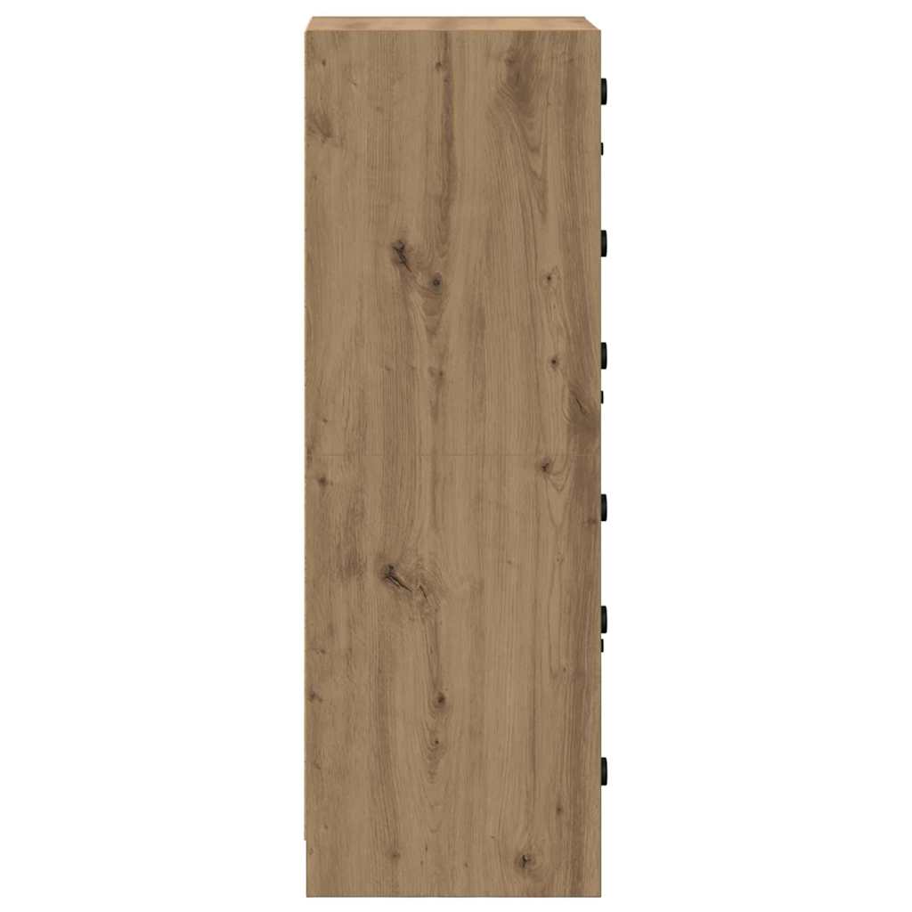 Credenza Rovere artigianale 35 x 37 x 109 cm Legno multistrato 882893