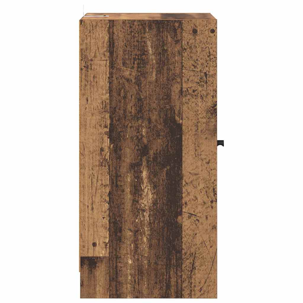 Credenza-Buffet-Armadio da cucina Legno vecchio 35 x 37 x 76 cm Legno multistrato