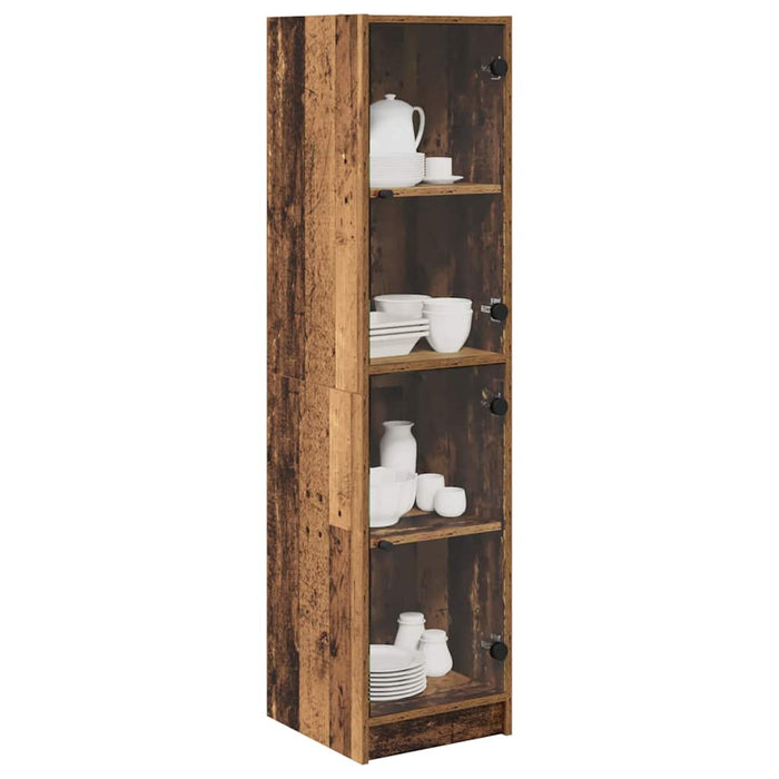 Credenza-Buffet-Armadio da cucina Legno vecchio 35 x 37 x 142 cm Legno multistrato 988111