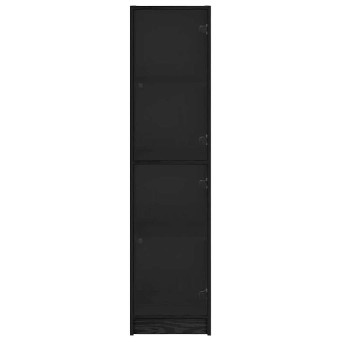 Credenza Rovere Nero 35 x 37 x 142 cm Legno multistrato 882903