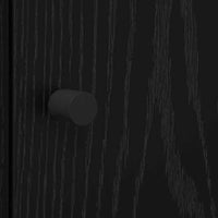 Credenza Rovere Nero 35 x 37 x 142 cm Legno multistrato 882906