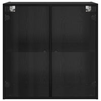 Armadietto a muro Rovere Nero 68 x 37 x 68,5 cm 882912