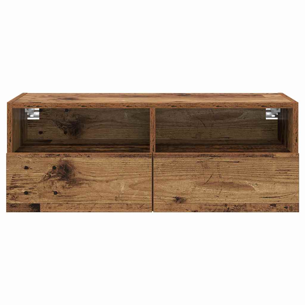 Mobile TV da parete-Mobile TV a Muro-Credenza TV Legno vecchio 80 x 30 x 30 cm