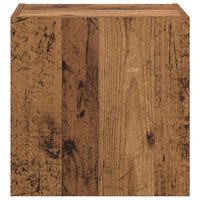 Mobile TV da parete-Mobile TV a Muro-Credenza TV Legno vecchio 40,5x30x40cm