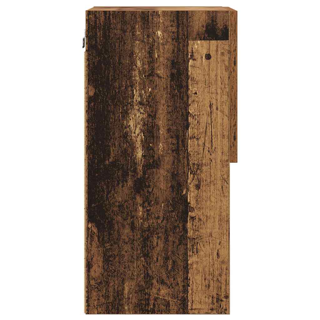 Mobiletti TV a parete 2 pcs Legno vecchio 30,5 x 30 x 60 cm 882943