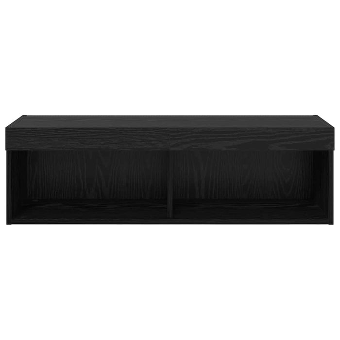 Mobile TV da parete Panama Rovere Nero 100 x 30 x 30 cm 882969