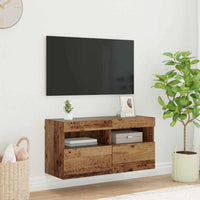 Mobile TV da parete-Mobile TV a Muro-Credenza TV Legno vecchio 80 x 30 x 40 cm