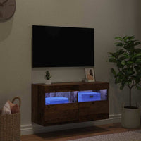 Mobile TV da parete-Mobile TV a Muro-Credenza TV Legno vecchio 80 x 30 x 40 cm