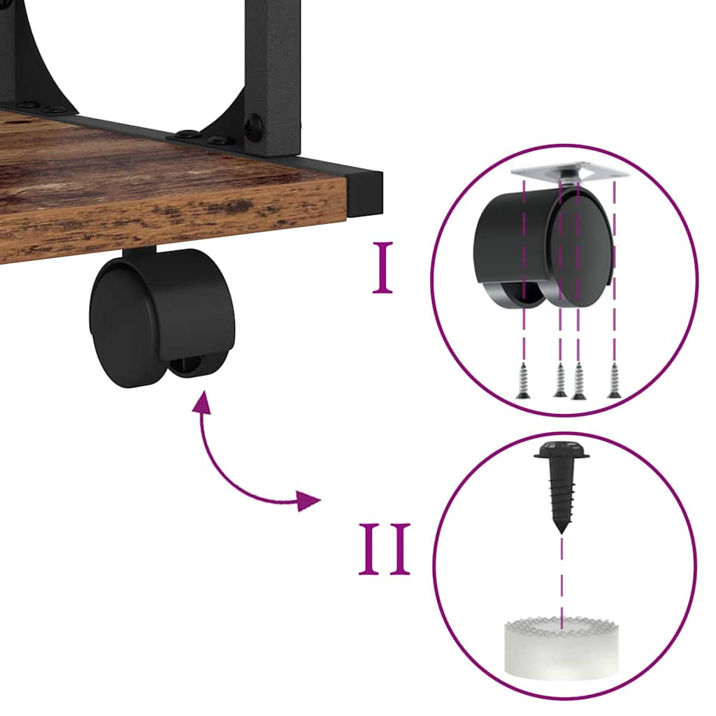 Supporto per Stampante Legno vecchio 41 x 28 x 33.5 cm 882989