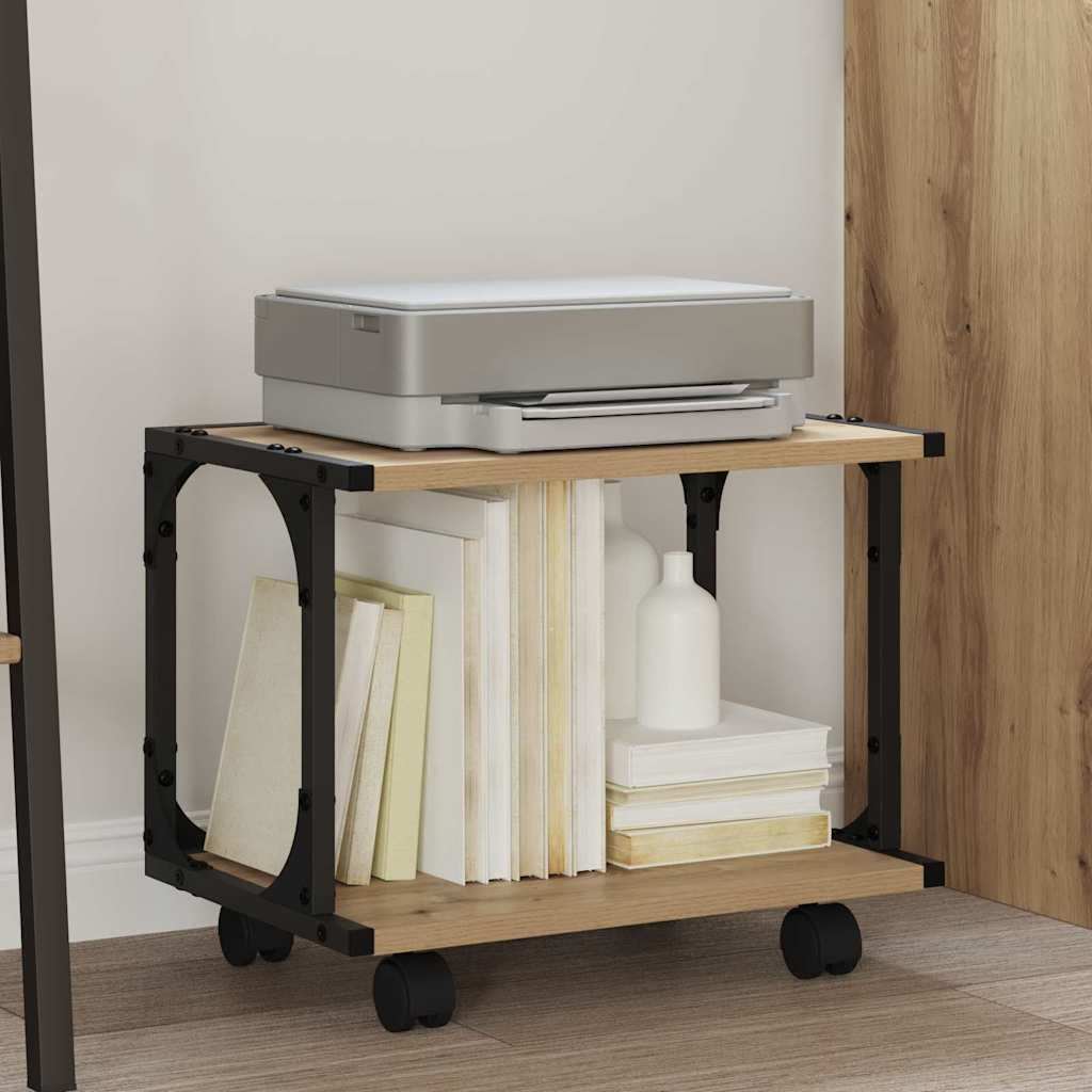 Supporto per Stampante Rovere artigianale 41 x 28 x 33.5 cm 882990