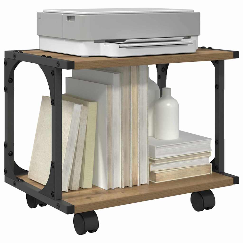 Supporto per Stampante Rovere artigianale 41 x 28 x 33.5 cm 882990