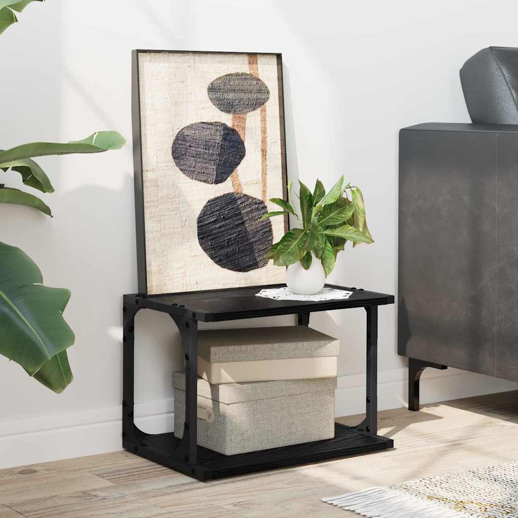 Supporto per Stampante Rovere Nero 41 x 28 x 33.5 cm 882991