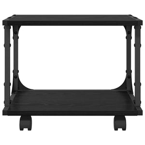 Supporto per Stampante Rovere Nero 41 x 28 x 33.5 cm 882991