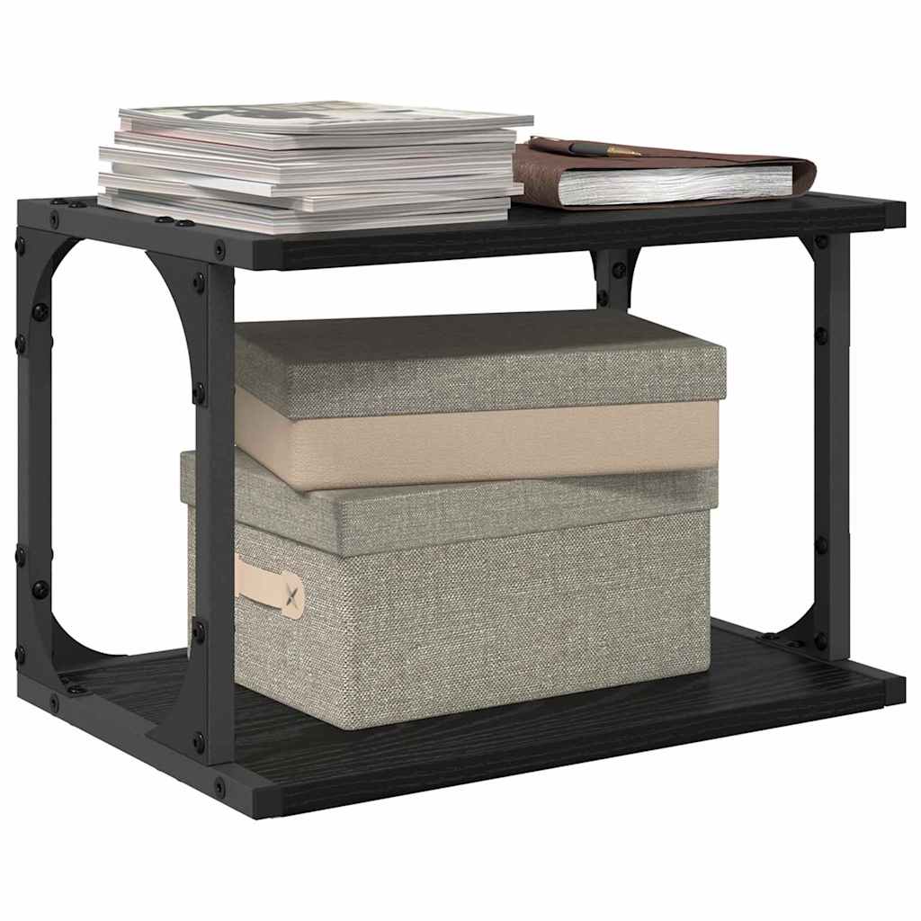 Supporto per Stampante Rovere Nero 41 x 28 x 33.5 cm 882991