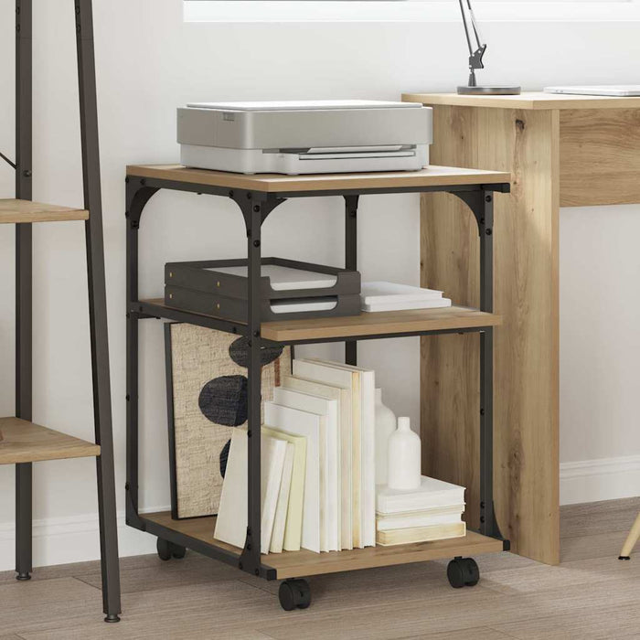 Supporto per Stampante Rovere artigianale 43 x 48 x 64 cm 882993