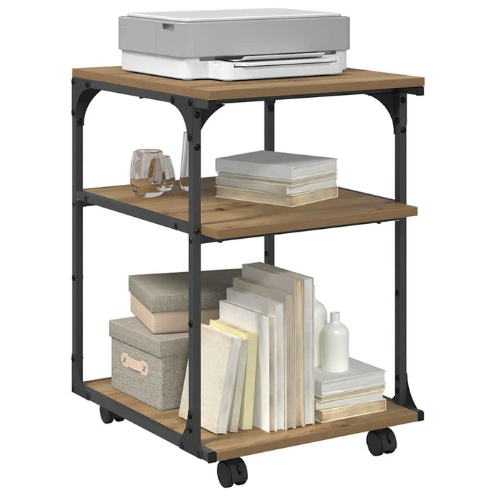 Supporto per Stampante Rovere artigianale 43 x 48 x 64 cm 882993