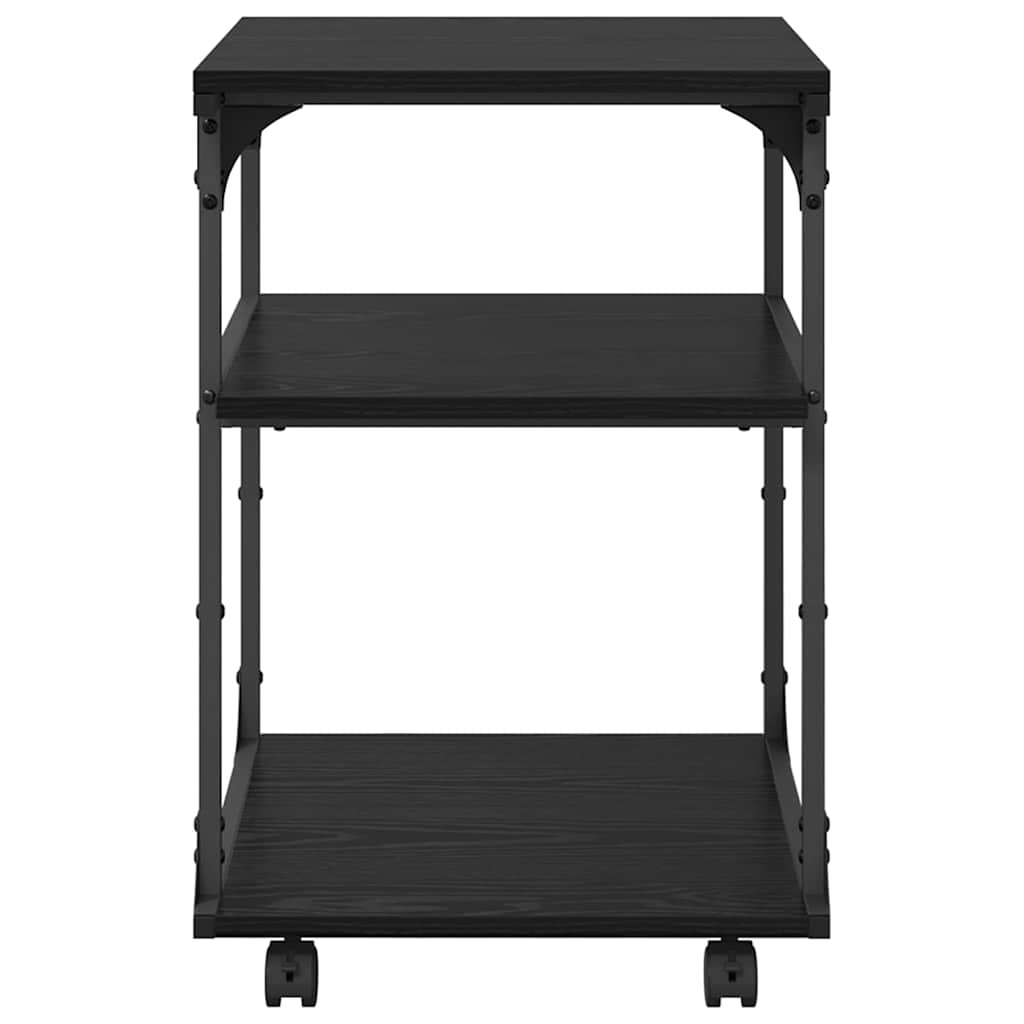 Supporto per Stampante Rovere Nero 43 x 48 x 64 cm 882994