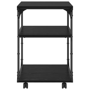 Supporto per Stampante Rovere Nero 43 x 48 x 64 cm 882994