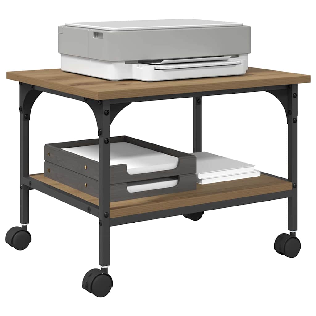 Supporto per Stampante Rovere artigianale 50 x 40 x 38 cm 882996