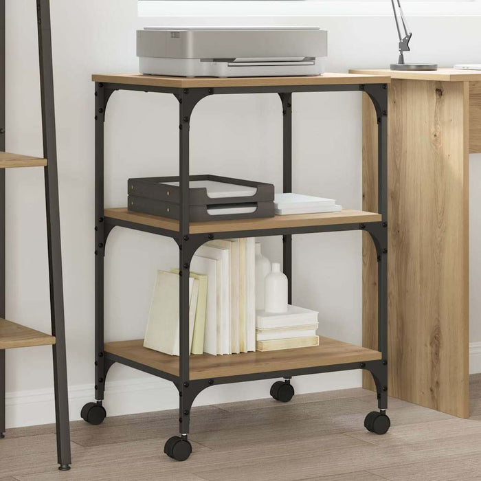 Supporto per Stampante Rovere artigianale 50 x 41 x 75 cm 882999