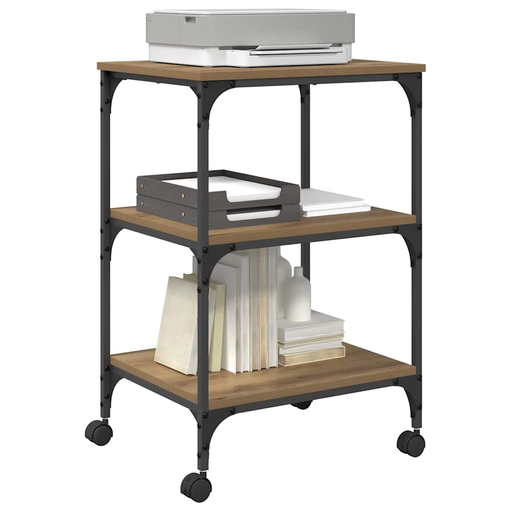 Supporto per Stampante Rovere artigianale 50 x 41 x 75 cm 882999