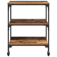 Carrello da Cucina-Scaffale per Cucina Legno vecchio 60 x 41 x 76 cm