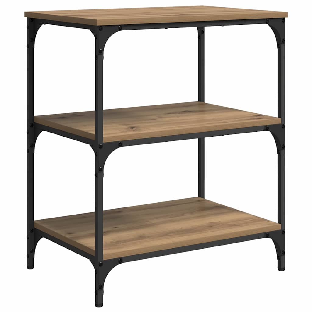 Carrello da Cucina-Scaffale per Cucina Rovere artigianale 60 x 41 x 76 cm