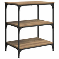 Carrello da Cucina-Scaffale per Cucina Rovere artigianale 60 x 41 x 76 cm