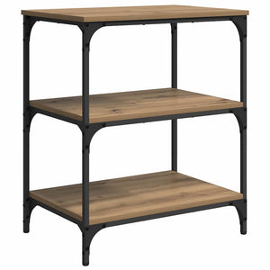 Carrello da Cucina-Scaffale per Cucina Rovere artigianale 60 x 41 x 76 cm