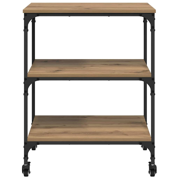 Carrello da Cucina Rovere artigianale 60 x 41 x 76 cm 883009