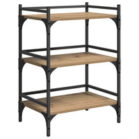 Carrello da Cucina-Scaffale per Cucina Rovere artigianale 50 x 35 x 75.5 cm