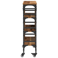 Carrello da Cucina-Scaffale per Cucina Legno vecchio 53 x 20 x 76 cm