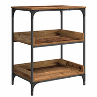 Carrello da Cucina-Scaffale per Cucina Legno vecchio 60 x 41 x 80.5 cm