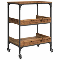 Carrello da Cucina-Scaffale per Cucina Legno vecchio 60 x 41 x 80.5 cm