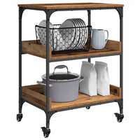 Carrello da Cucina-Scaffale per Cucina Legno vecchio 60 x 41 x 80.5 cm