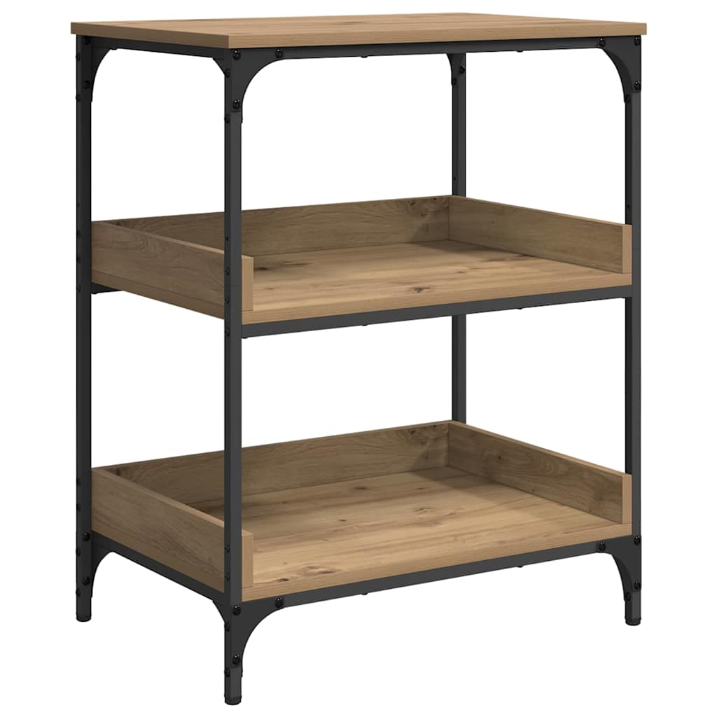 Carrello da Cucina-Scaffale per Cucina Rovere artigianale 60 x 41 x 80.5 cm