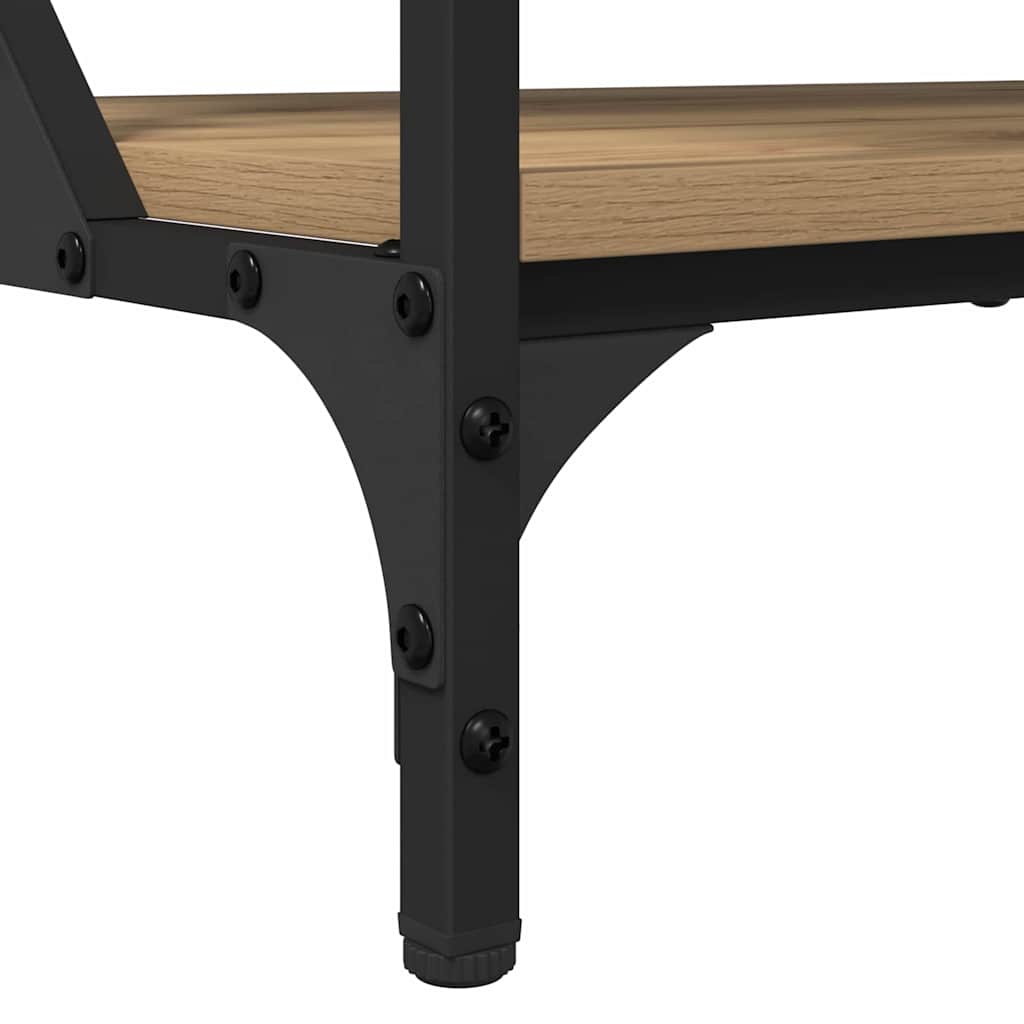 Tavolino da salotto Rovere artigianale 70x50x50cm 883039