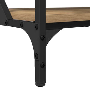 Tavolino da salotto Rovere artigianale 70x50x50cm 883039