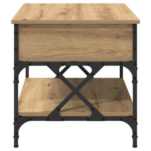 Tavolino da salotto Rovere artigianale 70x50x50cm 883039